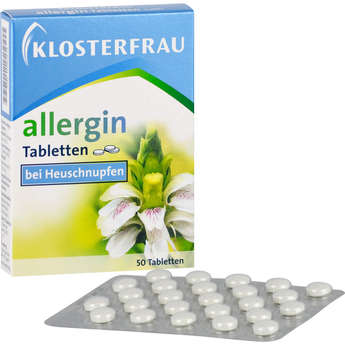KLOSTERFRAU allergin Tabletten bei Heuschnupfen, 50 St. Tabletten