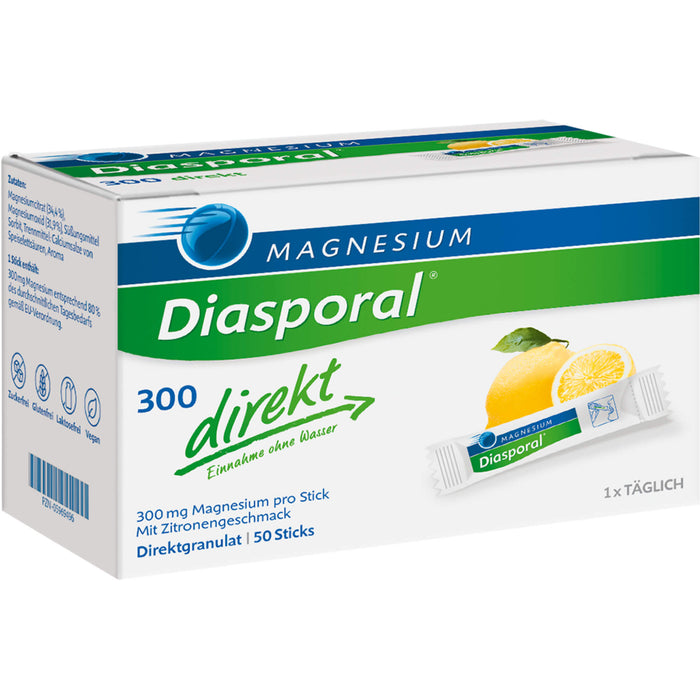 Diasporal 300 direkt Magnesium Granulat Sticks, 50 St. Beutel