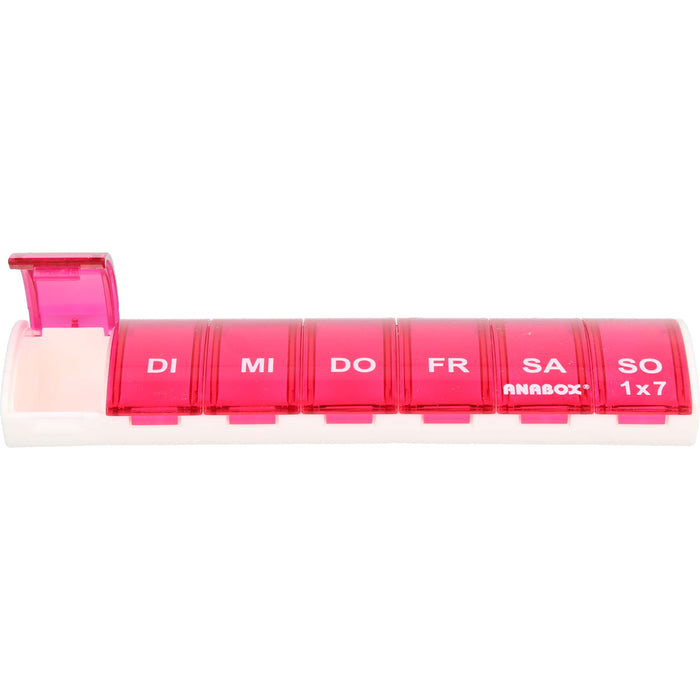 ANABOX 1 x 7 pink Medikamenten-Dosierer, 1 St. Dosette