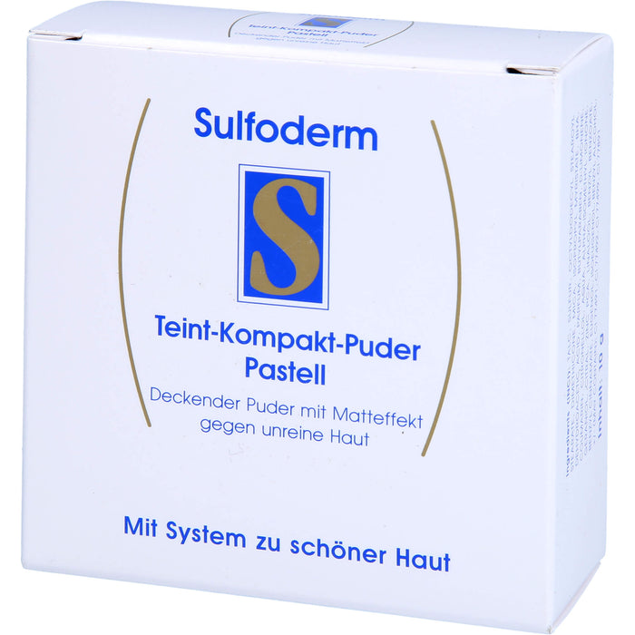 Sulfoderm S Teint-Kompakt-Puder pastell, 10 g Puder