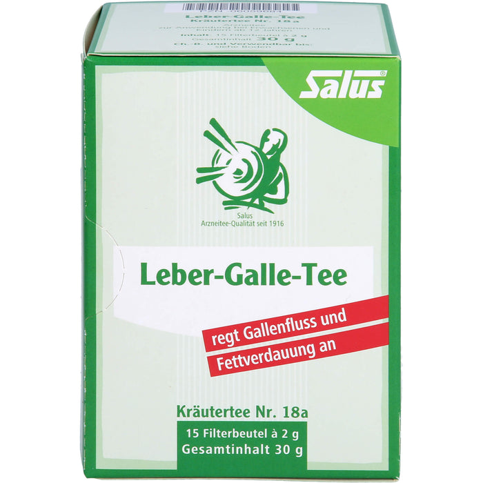 Salus Leber-Galle-Tee Kräutertee Nr. 18a, 15 St. Filterbeutel