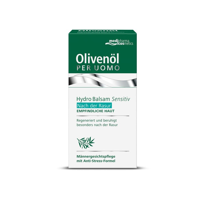 medipharma cosmetics Olivenöl Per Uomo Hydro Balsam Sensitiv, 50 ml Creme