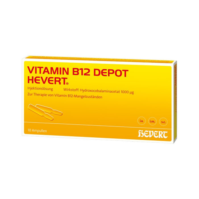 Vitamin B12 Depot Hevert Ampullen, 10 St. Ampullen