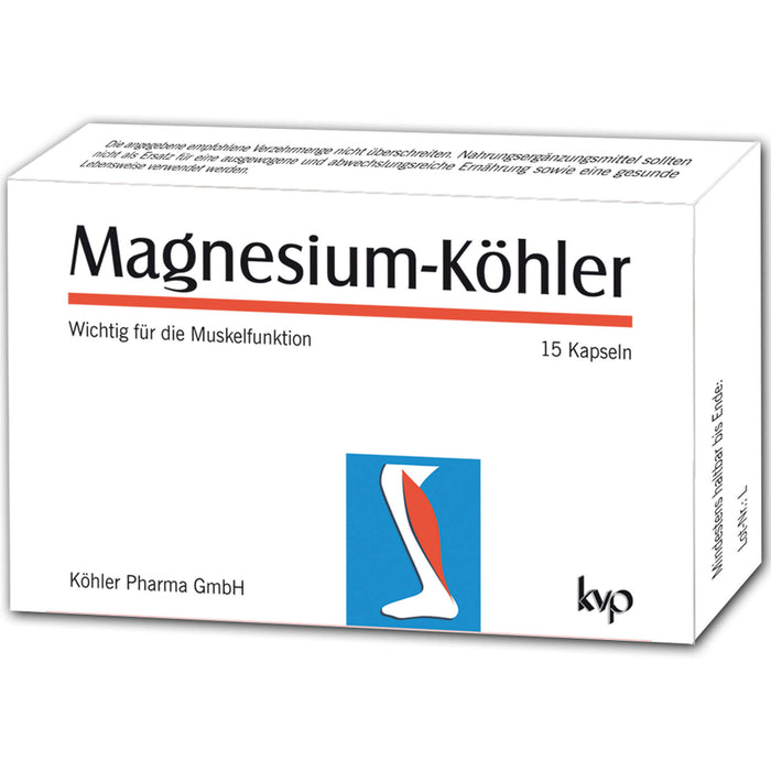 Magnesium-Köhler Kapseln, 15 St. Kapseln