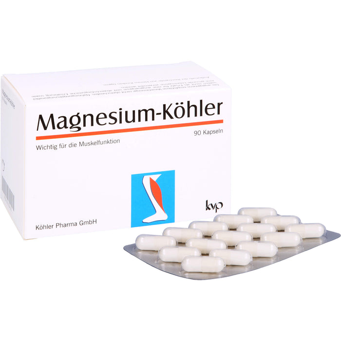 Magnesium-Köhler Kapseln, 90 St. Kapseln