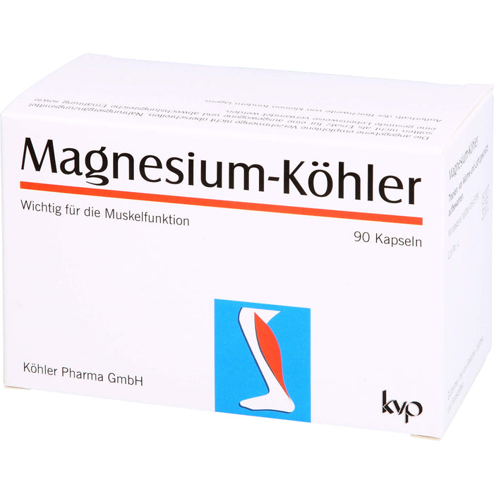 Magnesium-Köhler Kapseln, 90 St. Kapseln