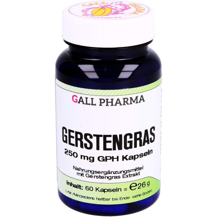 GALL PHARMA Gerstengras 250 mg GPH Kapseln, 60 St. Kapseln