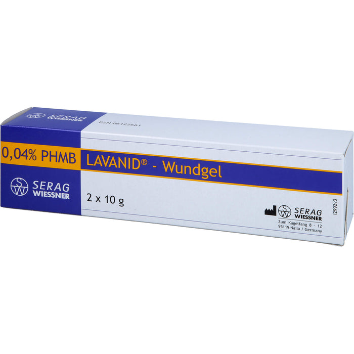 Lavanid Wundgel, 2X10 g GEL