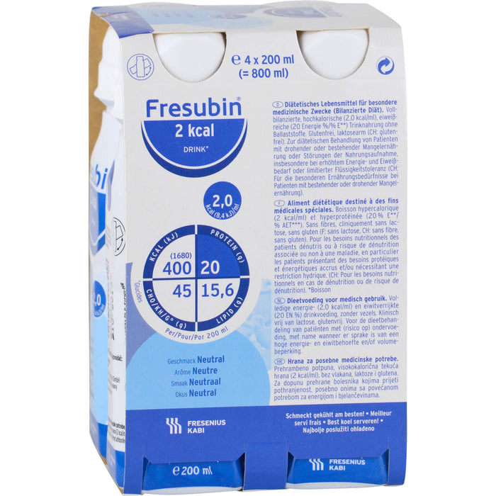 Fresubin 2 kcal Drink Neutral Trinknahrung, 800 ml Lösung