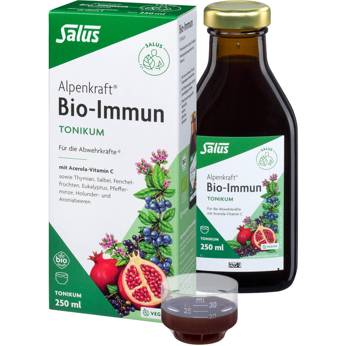 Salus Alpenkraft Bio-Immun-Tonikum zur Abwehrstärkung, 250 ml Lösung