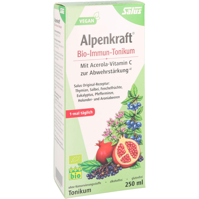 Salus Alpenkraft Bio-Immun-Tonikum zur Abwehrstärkung, 250 ml Lösung