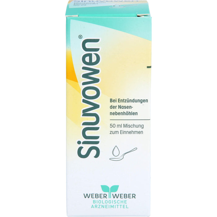 Sinuvowen Mischung bei Entzündungen der Nasennebenhöhlen, 50 ml Lösung