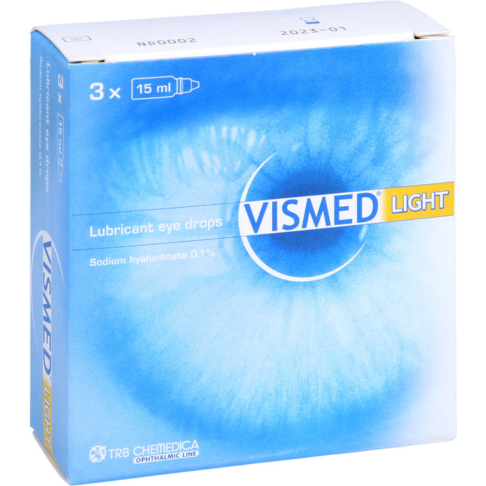 VISMED light benetzende Augentropfen, 45 ml Lösung