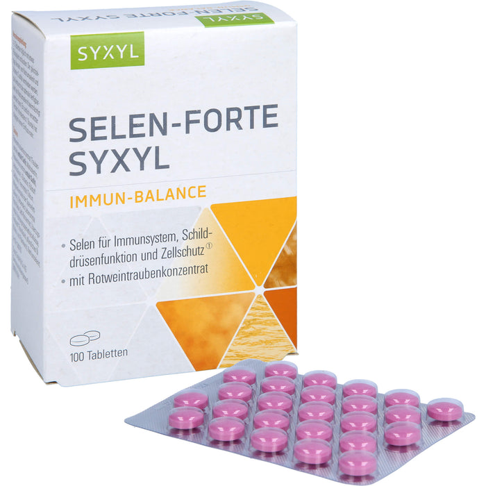SYXYL Selen-Forte Immun-Balance Tabletten, 100 St. Tabletten