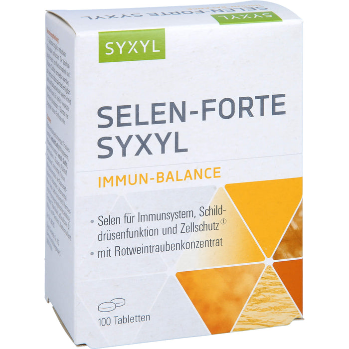 SYXYL Selen-Forte Immun-Balance Tabletten, 100 St. Tabletten