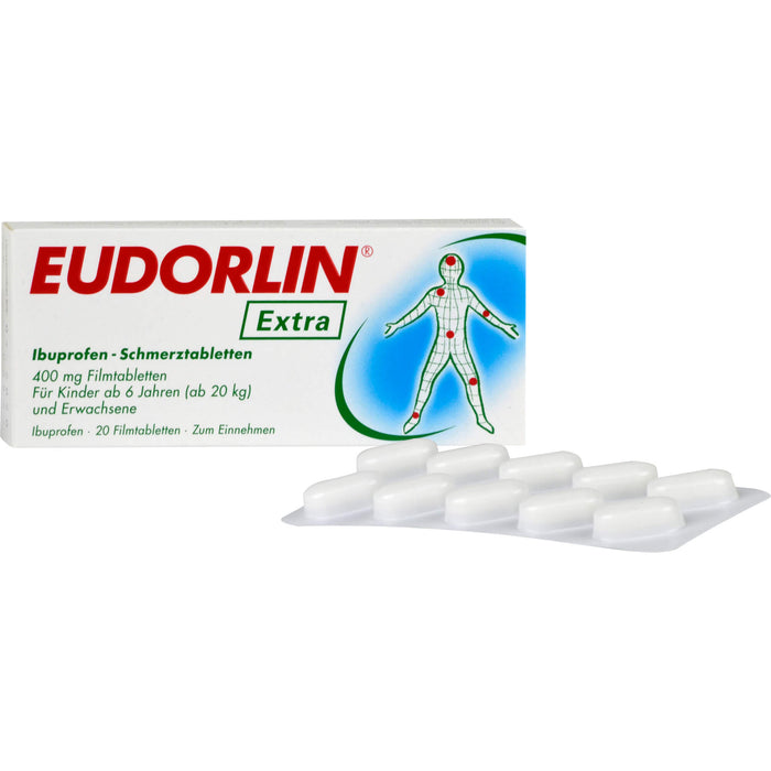 Eudorlin Extra Ibuprofen-Schmerztabletten, 20 St. Tabletten