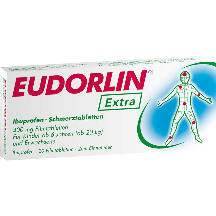 Eudorlin Extra Ibuprofen-Schmerztabletten, 20 St. Tabletten