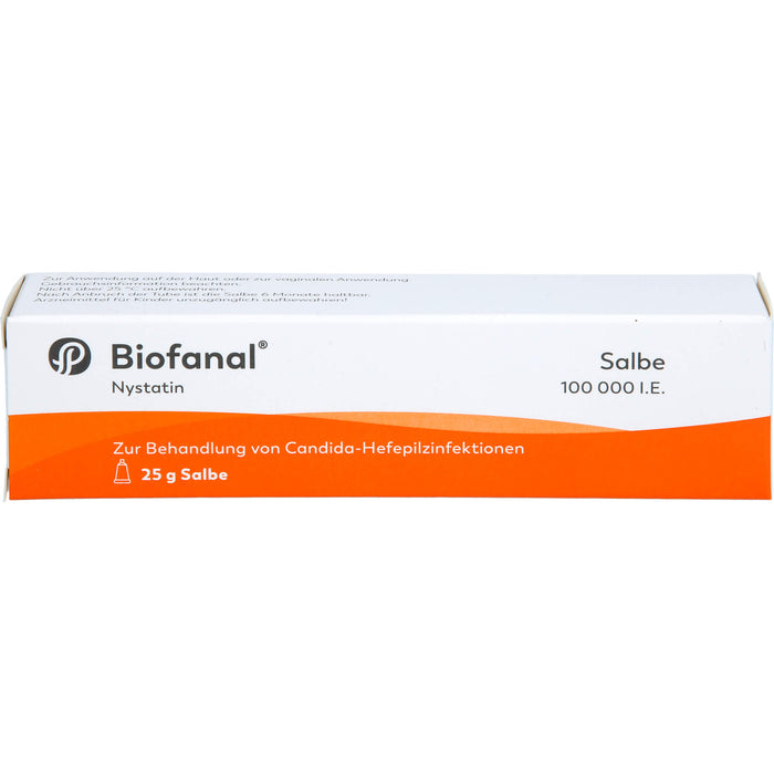 Biofanal 100.00 I.E. Salbe bei Candida-Hefepilzinfektionen, 25 g Salbe