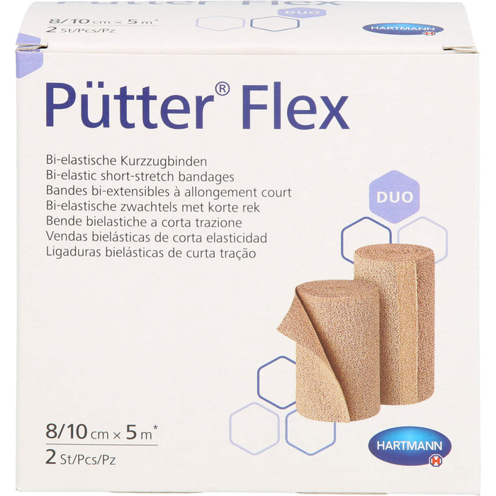 PütterFlex Duo Binde 8cm/10cmx5m, 2 St BIN