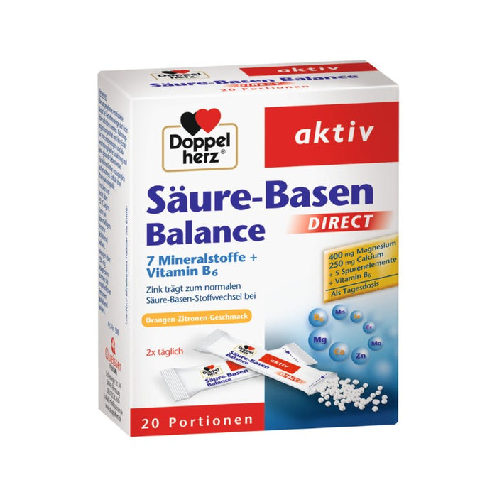 Doppelherz Säure-Basen Balance direct Beutel, 20 St. Beutel