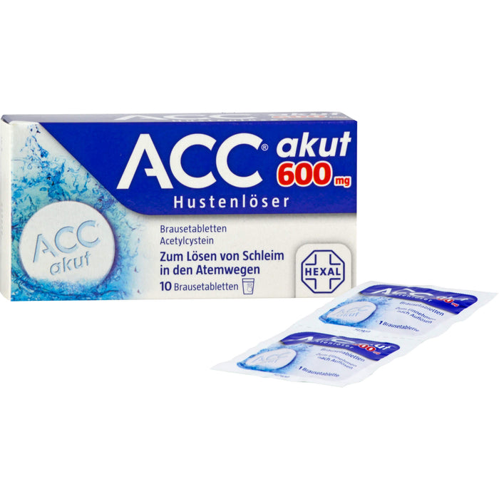 ACC akut 600 mg Hustenlöser Brausetabletten, 10 St. Tabletten