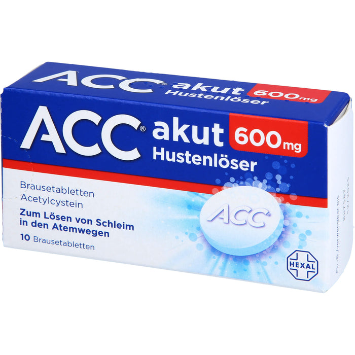ACC akut 600 mg Hustenlöser Brausetabletten, 10 St. Tabletten