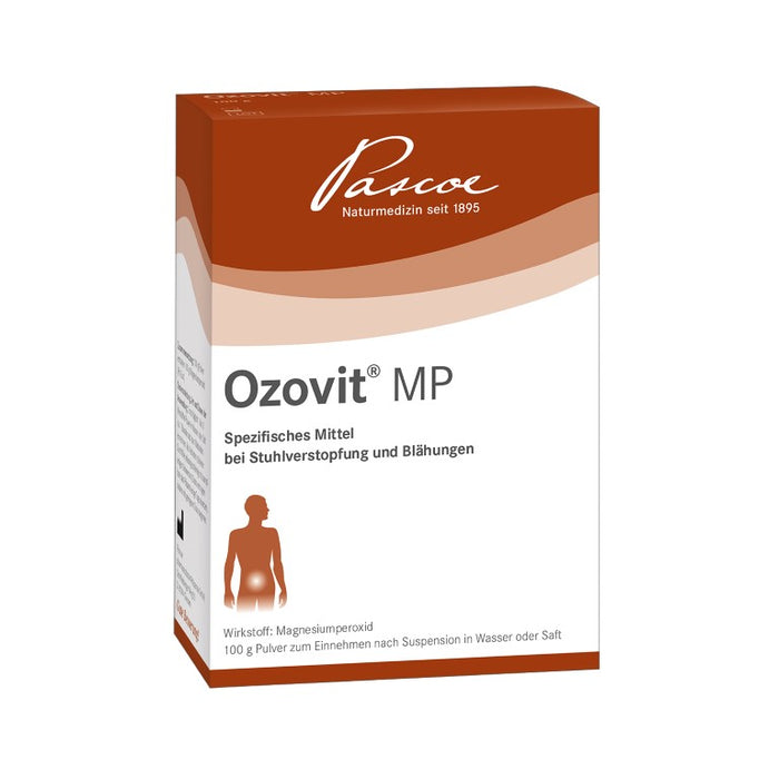 Ozovit MP spezifisches Mittel bei Stuhlverstopfung und Blähungen, 100 g Pulver