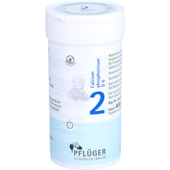 PFLÜGER Schüßler-Salze 2 Calcium phosphoricum D 6 Tabletten, 400 St. Tabletten