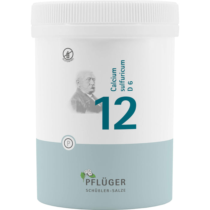 PFLÜGER Biochemie 12 Calcium sulfuricum D6 Tabletten, 1000 St. Tabletten