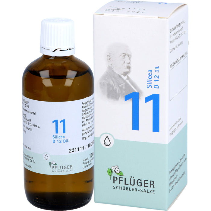 Biochemie Nr.11 Silicea D12 Pflüger Dil., 100 ml TRO