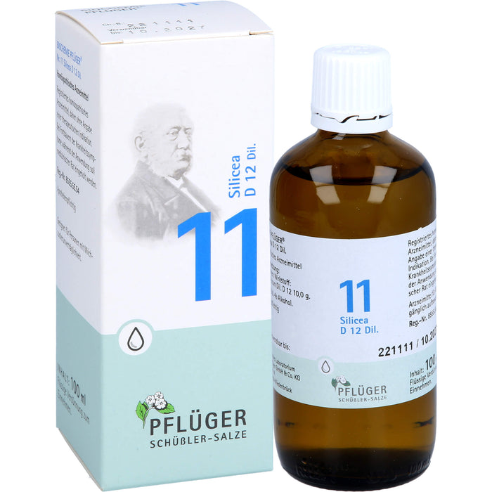 Biochemie Nr.11 Silicea D12 Pflüger Dil., 100 ml TRO