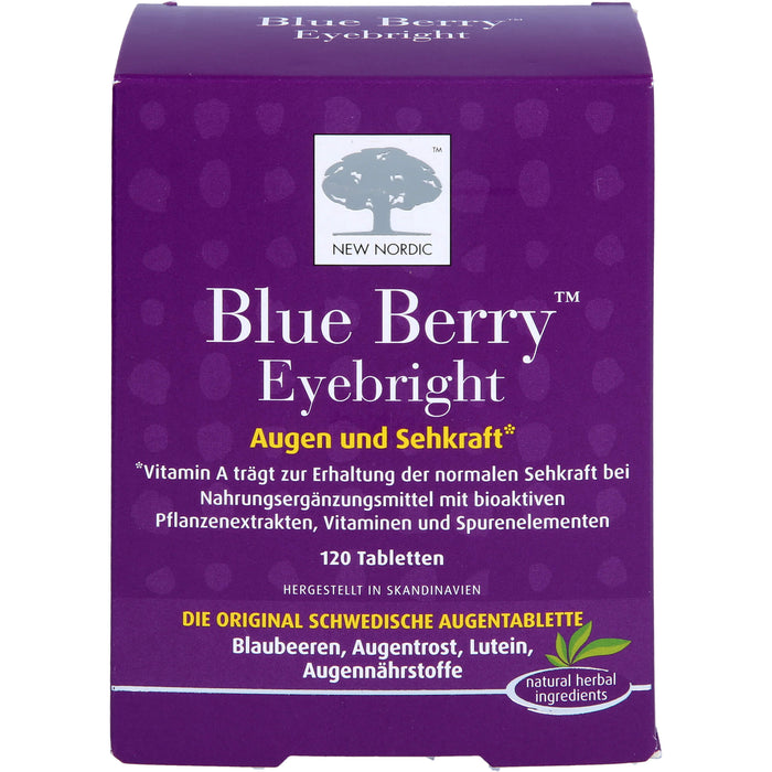 Blue Berry Eyebright Augen und Sehkraft Tabletten, 120 St. Tabletten