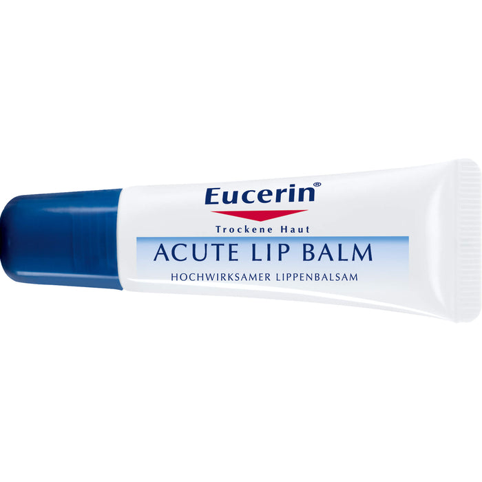 Eucerin Acute Lip Balm Hochwirksamer Balsam für sehr trockene Lippen, 10 ml Balsam