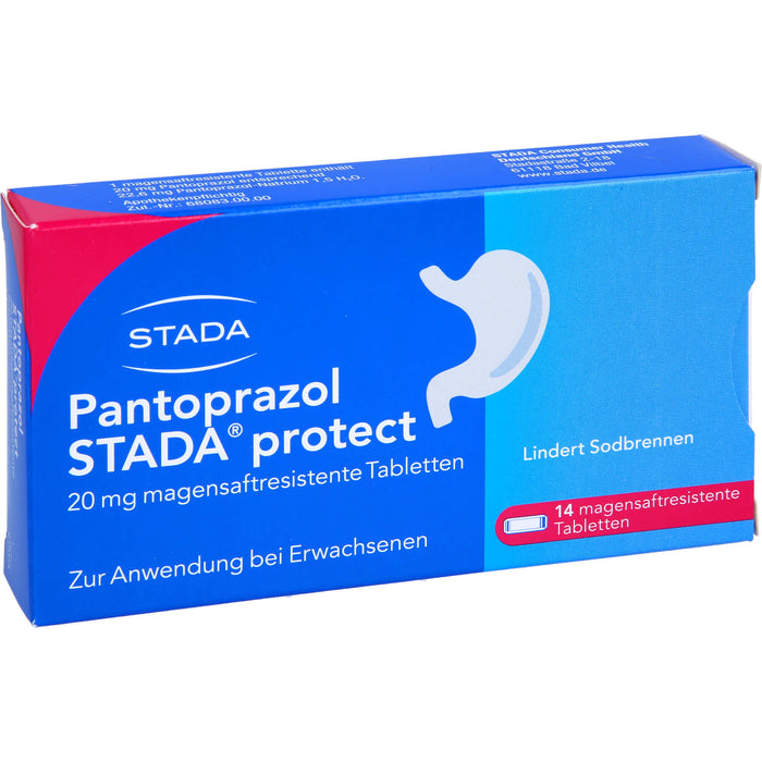 Pantoprazol STADA protect 20 mg Tabletten bei Sodbrennen, 14 St. Tabletten