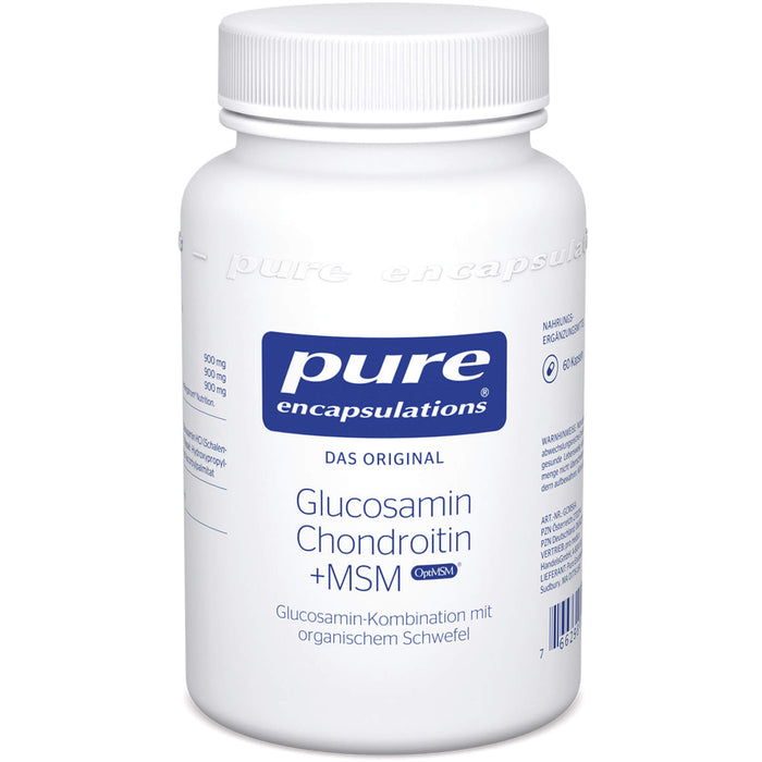 pure encapsulations Glucosamin Chondroitin + MSM Kapseln, 60 St. Kapseln