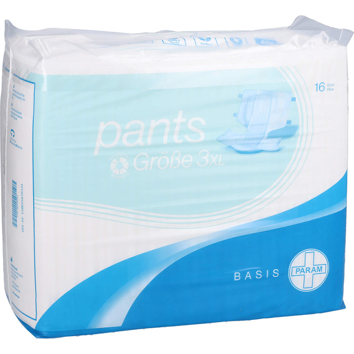 PARAM Pants Basis Gr.3 XL, 16 St. Pants