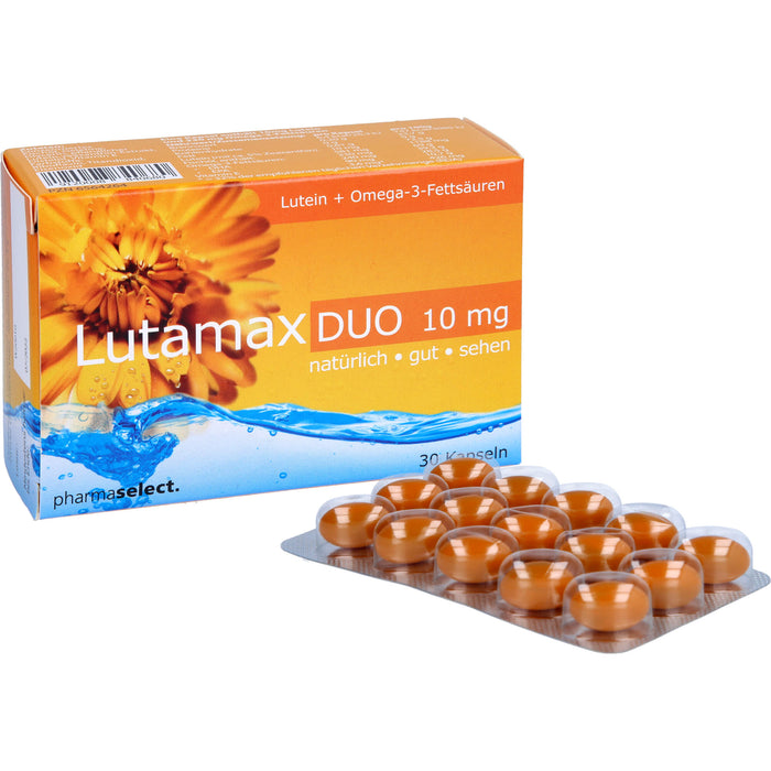 Lutamax Duo 10 mg Kapseln Lutein + Omega-3-Fettsäuren, 30 St. Kapseln