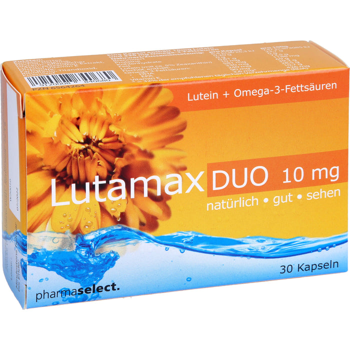 Lutamax Duo 10 mg Kapseln Lutein + Omega-3-Fettsäuren, 30 St. Kapseln