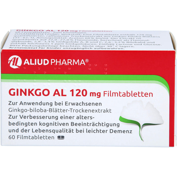 Ginkgo AL 120 mg Filmtabletten, 60 St FTA