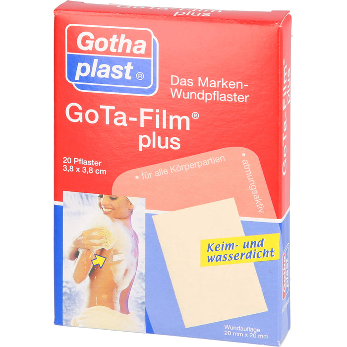 GoTa-Film plus 3,8cm x 3,8cm, 20 St. Pflaster