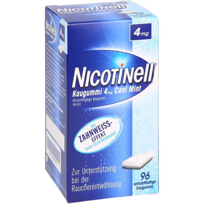Nicotinell Kaugummi 4 mg Cool Mint, 96 St. Kaugummi