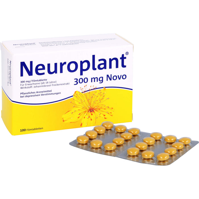 Neuroplant 300 mg Novo Filmtabletten bei depressiven Verstimmungen, 100 St. Tabletten