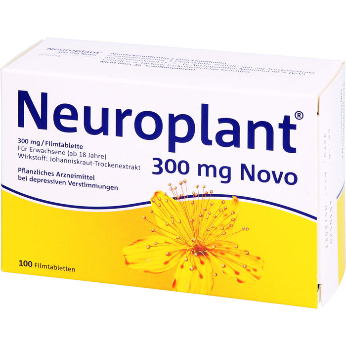 Neuroplant 300 mg Novo Filmtabletten bei depressiven Verstimmungen, 100 St. Tabletten