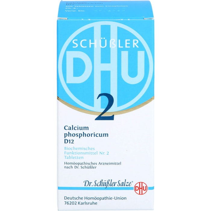 DHU Schüßler-Salz Nr. 2 Calcium phosphoricum D 12 Tabletten, 420 St. Tabletten