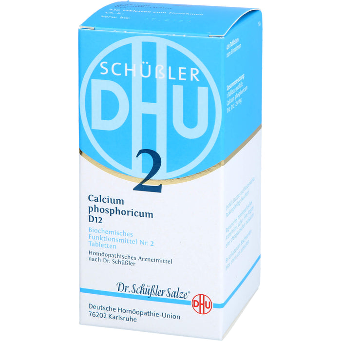 DHU Schüßler-Salz Nr. 2 Calcium phosphoricum D 12 Tabletten, 420 St. Tabletten