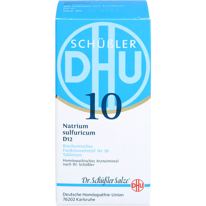 DHU Schüßler-Salz Nr. 10 Natrium sulfuricum D12 Tabletten, 420 St. Tabletten