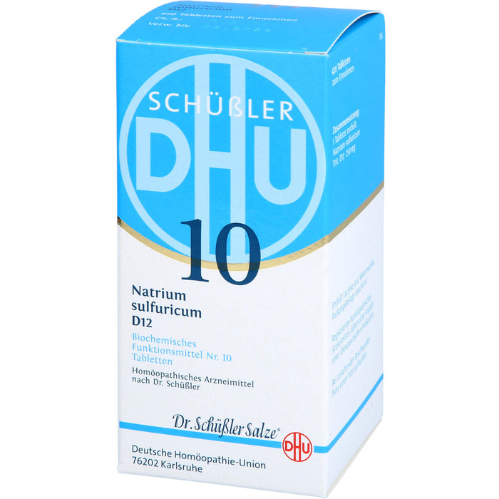 DHU Schüßler-Salz Nr. 10 Natrium sulfuricum D12 Tabletten, 420 St. Tabletten