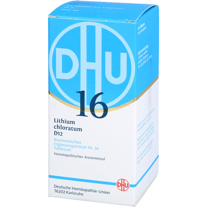 DHU Schüßler-Salz Nr. 16 Lithium chloratum D12 Tabletten, 420 St. Tabletten
