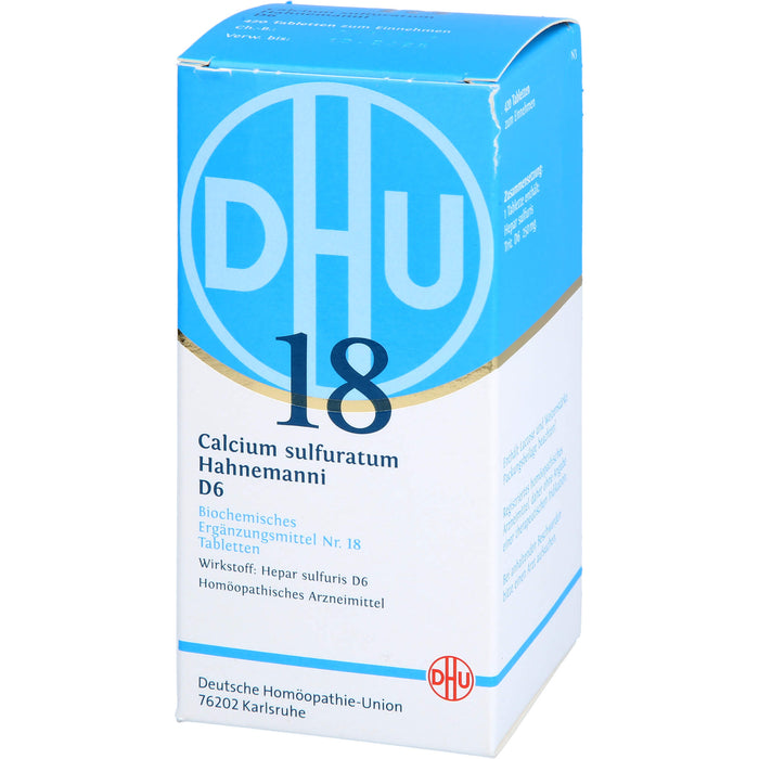 DHU Biochemie 18 Calcium sulfuratum D6 Tabletten, 420 St. Tabletten