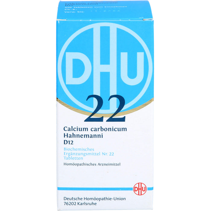 DHU Biochemie 22 Calcium carbonicum D12 Tabletten, 420 St. Tabletten